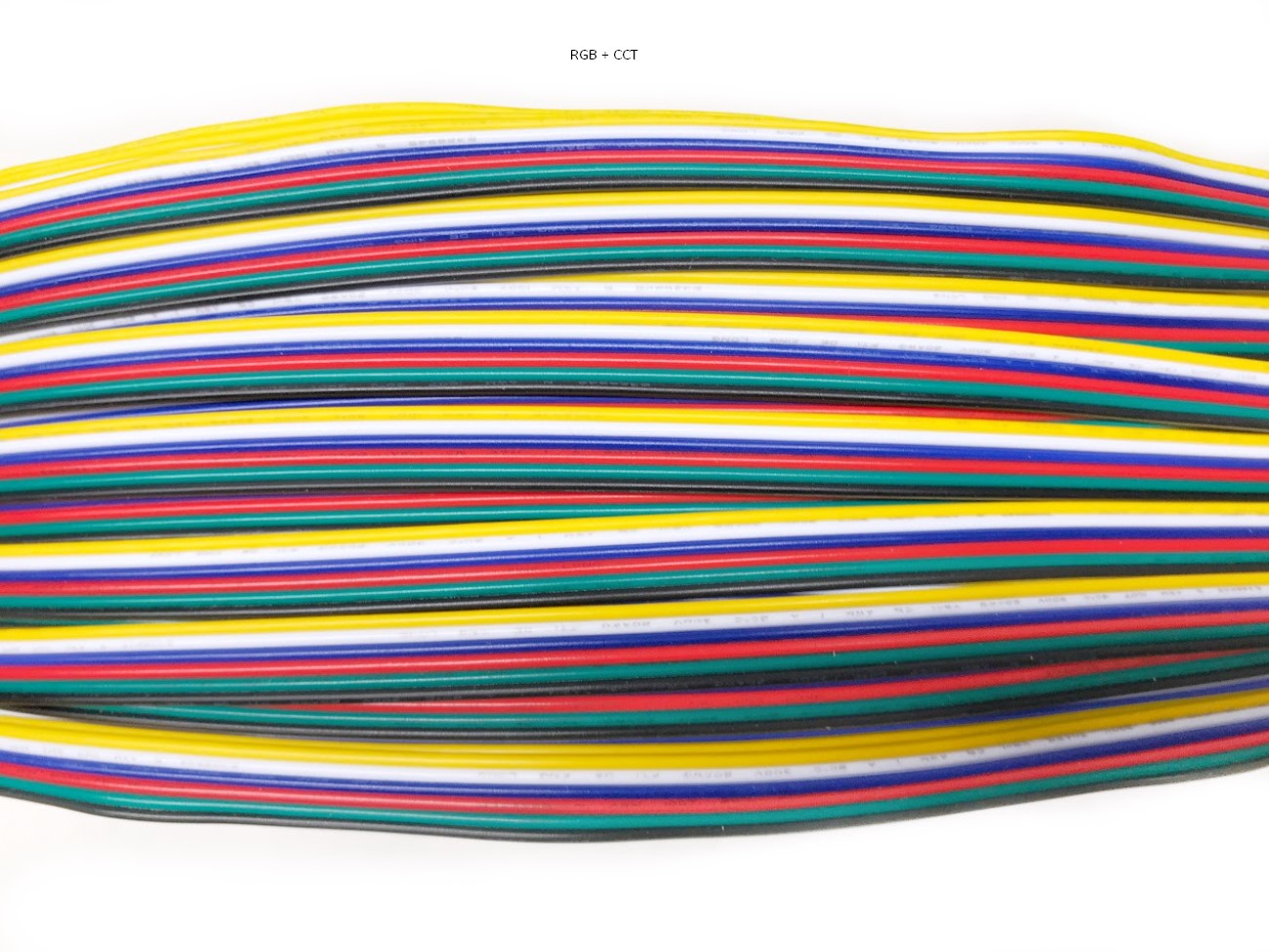 RGB+CCT Kabel plochý pro napájení a vedení signálu